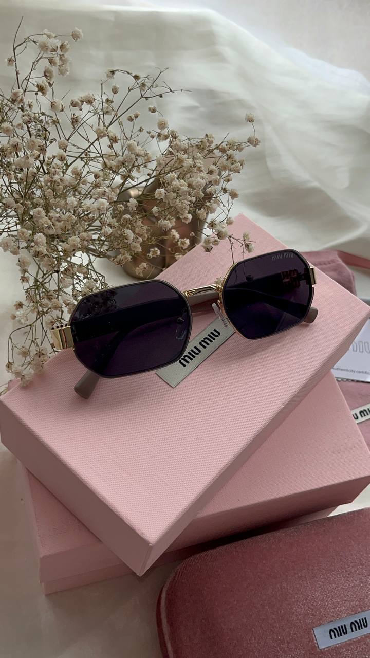 Stylowe okulary przeciwsłoneczne heksagonalne Premium | Geometryczne