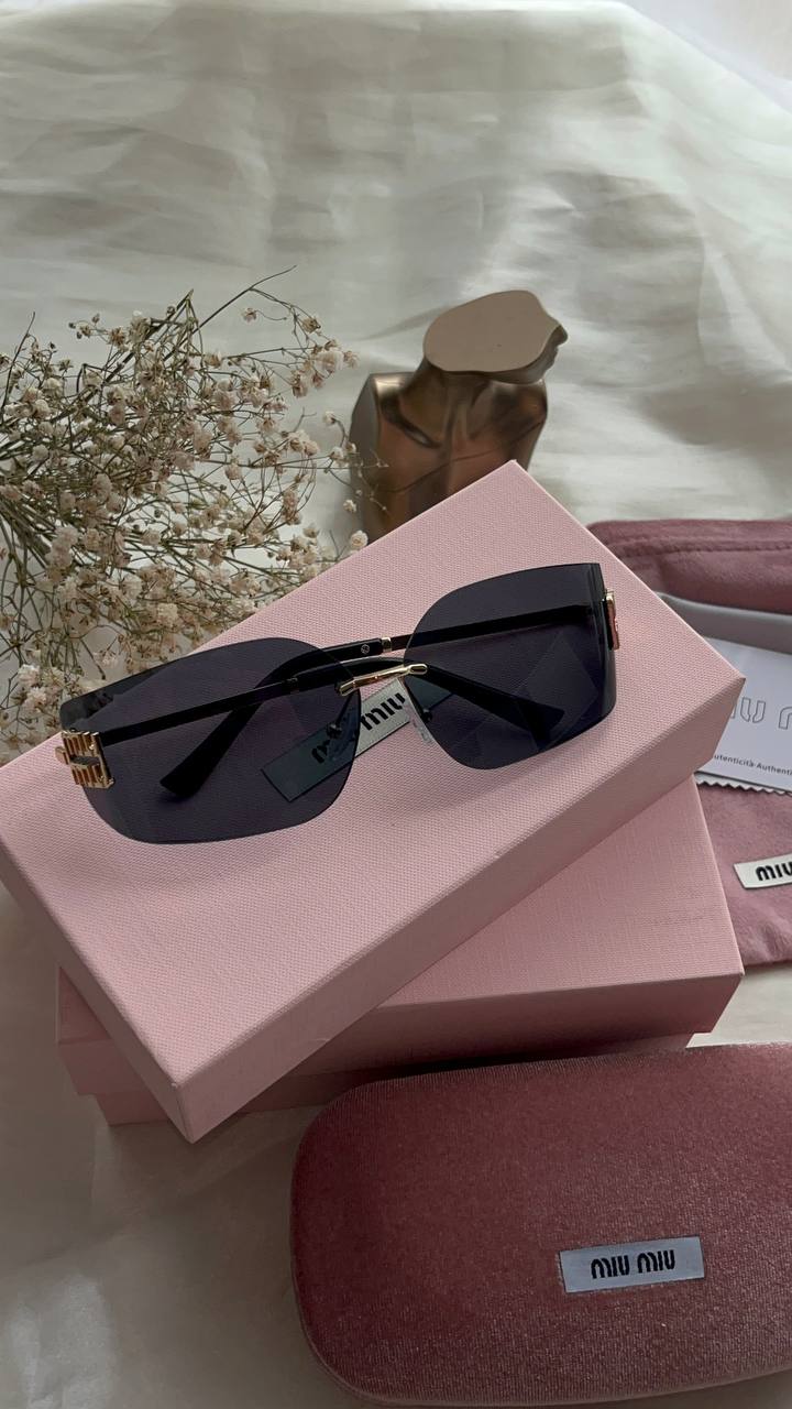 Okulary przeciwsłoneczne cieniowane Oversize Premium | Bezramkowe