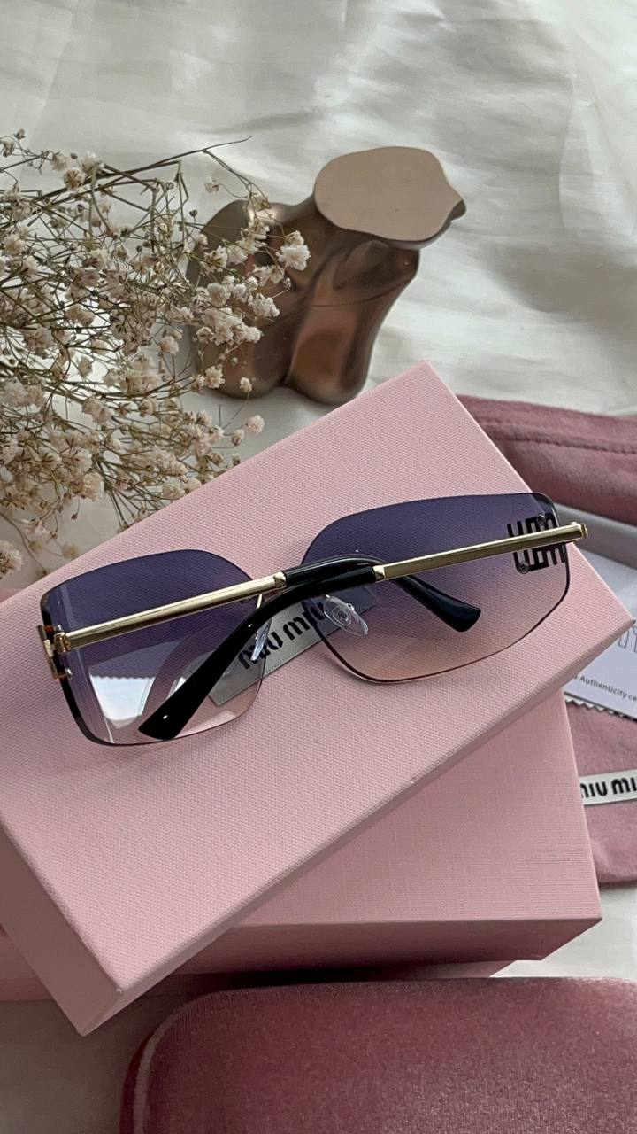 Okulary przeciwsłoneczne cieniowane Oversize Premium | Bezramkowe
